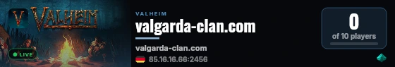 valgarda-clan.com live status badge