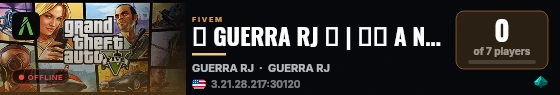 🌴 GUERRA RJ 🌴 | 🚀🚀 A NOVA E MELHOR TEMA RJ 🚀🚀 live status badge
