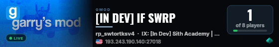 [IN DEV] IF SWRP live status badge