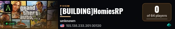 [BUILDING]HomiesRP live status badge