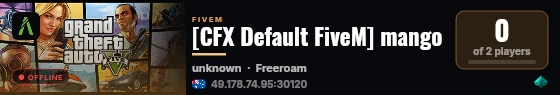 [CFX Default FiveM] mango live status badge