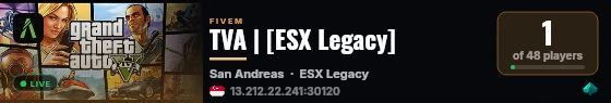 TVA | [ESX Legacy] live status badge