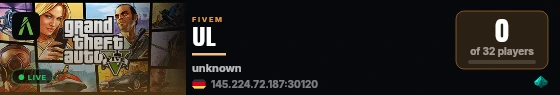 UL live status badge