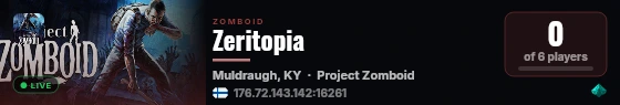Zeritopia live status badge