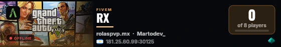 RX live status badge