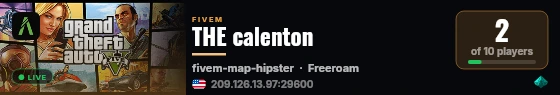 THE calenton live status badge