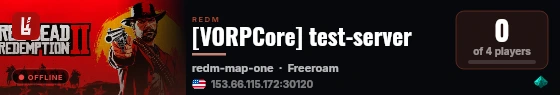 [VORPCore] test-server live status badge