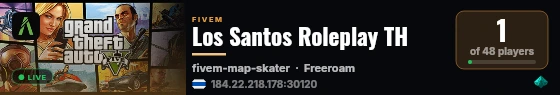 Los Santos Roleplay TH live status badge
