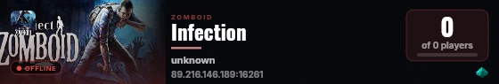 Infection live status badge