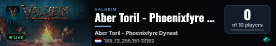 Aber Toril - Phoenixfyre Dynasty live status badge