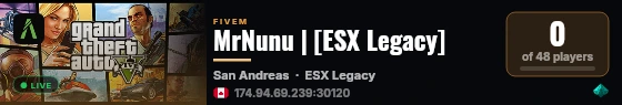 MrNunu | [ESX Legacy] live status badge