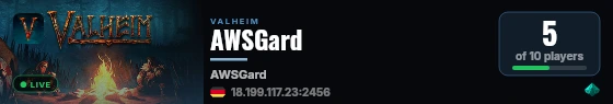 AWSGard live status badge