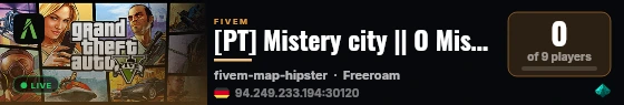 [PT] Mistery city || O Misterio || Os Mutantes || A Ordem || A Justiça || Full RP || Atreve-te a Visitar || live status badge