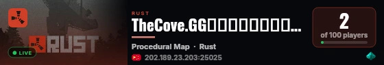 TheCove.GG｜原版｜新手村｜四人服｜9.10新开 live status badge