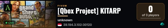 [Qbox Project] KITARP live status badge