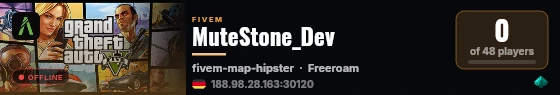 MuteStone_Dev live status badge