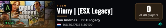 Vinny | [ESX Legacy] live status badge