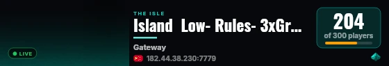 Island  Low- Rules- 3xGrowth & AI-#1 live status badge
