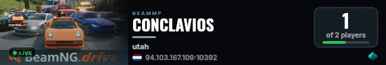 CONCLAVIOS live status badge