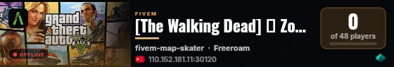 [The Walking Dead] 🧟 Zombie Survival live status badge