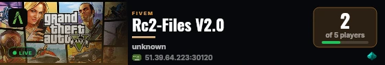 Rc2-Files V2.0 live status badge