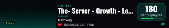 The- Server - Growth - Lock -  Low Rules/Skins live status badge