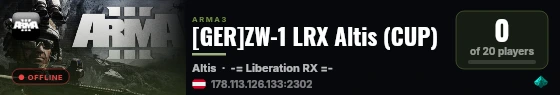 [GER]ZW-1 LRX Altis (CUP) live status badge