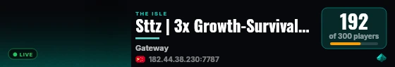 Sttz | 3x Growth-Survival-PvP-1# live status badge