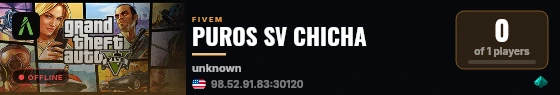 PUROS SV CHICHA live status badge