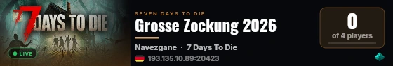 Grosse Zockung 2026 live status badge