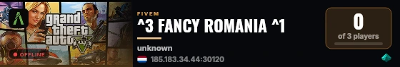 ^3 FANCY ROMANIA ^1 live status badge