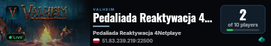 Pedaliada Reaktywacja 4Netplayers live status badge