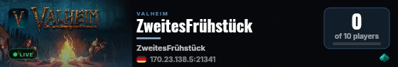 ZweitesFrühstück live status badge