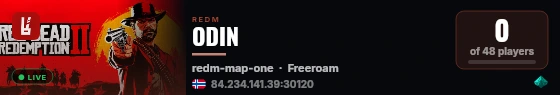 ODIN live status badge