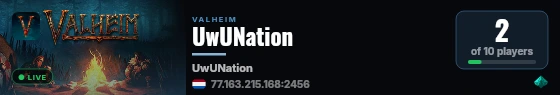 UwUNation live status badge