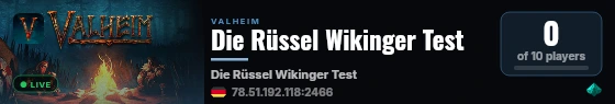 Die Rüssel Wikinger Test live status badge