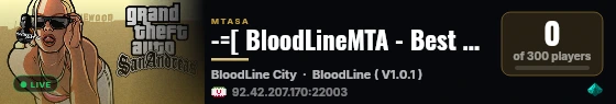 -=[ BloodLineMTA - Best Server Of Iranian RPG Player ]=- live status badge