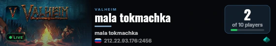 mala tokmachka live status badge