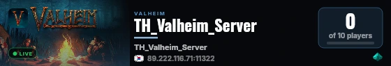 TH_Valheim_Server live status badge