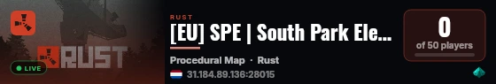 [EU] SPE | South Park Elementary | Vanilla Trio | Bi-weekly live status badge