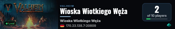 Wioska Wiotkiego Węża live status badge