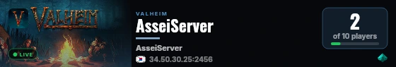 AsseiServer live status badge