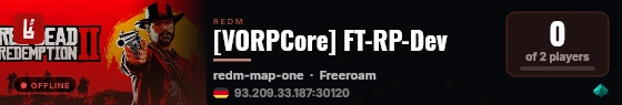 [VORPCore] FT-RP-Dev live status badge