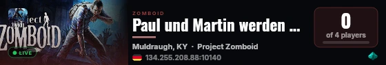 Paul und Martin werden sterben live status badge