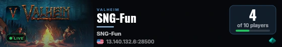 SNG-Fun live status badge