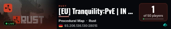 [EU] Tranquility:PvE | IN DEVELOPMENT live status badge