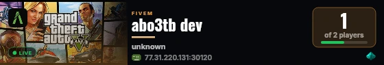 abo3tb dev live status badge