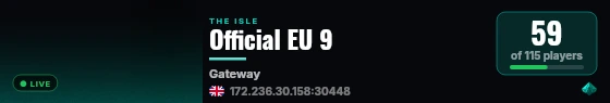 Official EU 9 live status badge