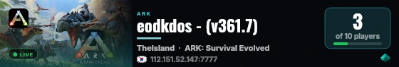 eodkdos - (v361.7) live status badge