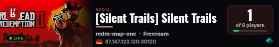[Silent Trails] Silent Trails live status badge